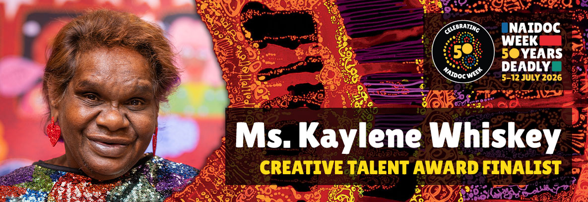 Ms. Kaylene Whiskey, Creative Talent Award finalist