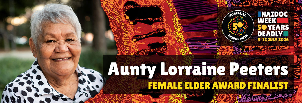 Aunty Lorraine Peeters, Female Elder Award finalist