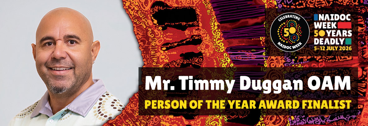 Mr Timmy Duggan OAM, Person of the Year Award finalist