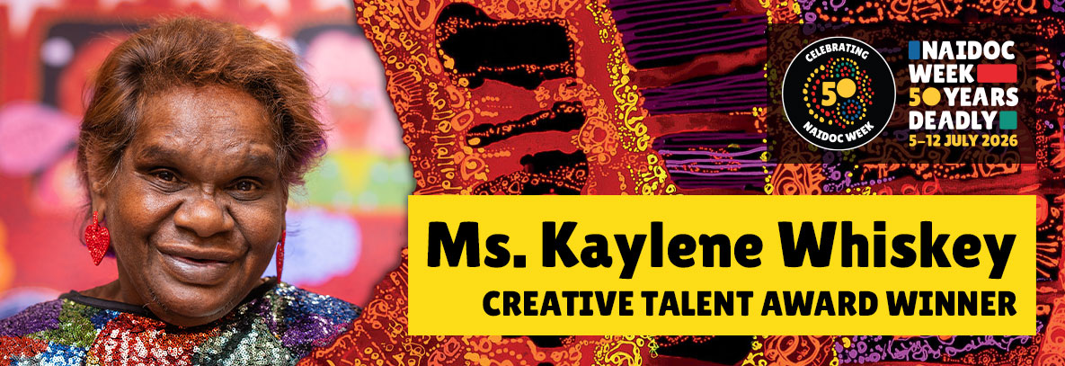 Ms. Kaylene Whiskey, Creative Talent Award Winner