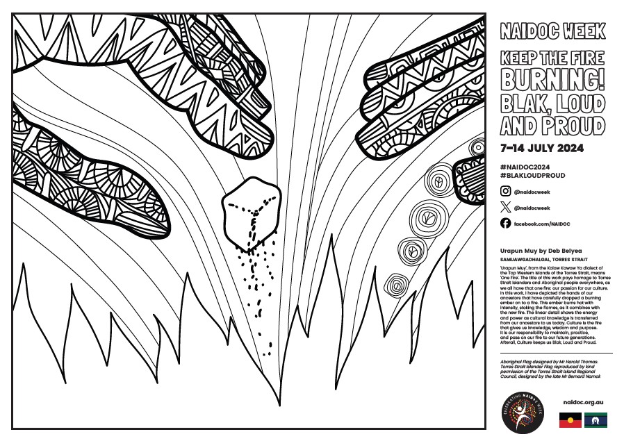 2024 NAIDOC Poster colour-in version