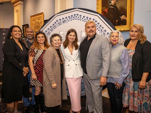 Cortney Glass with the 2024 National NAIDOC Committee in Adelaide