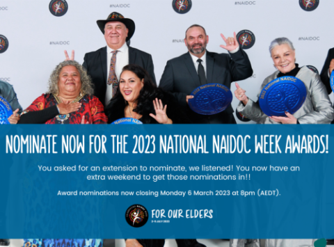 Need extra time to nominate? 2023 Award Nominations Now Closing Monday 6 March! 